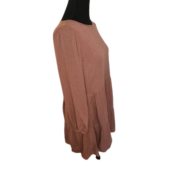Abercrombie Smock Dress Mauve Size Small - Picture 3 of 14
